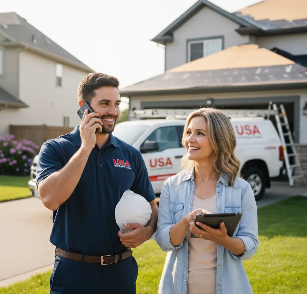 USA Roof Repair Experts customer support in Fredericktown